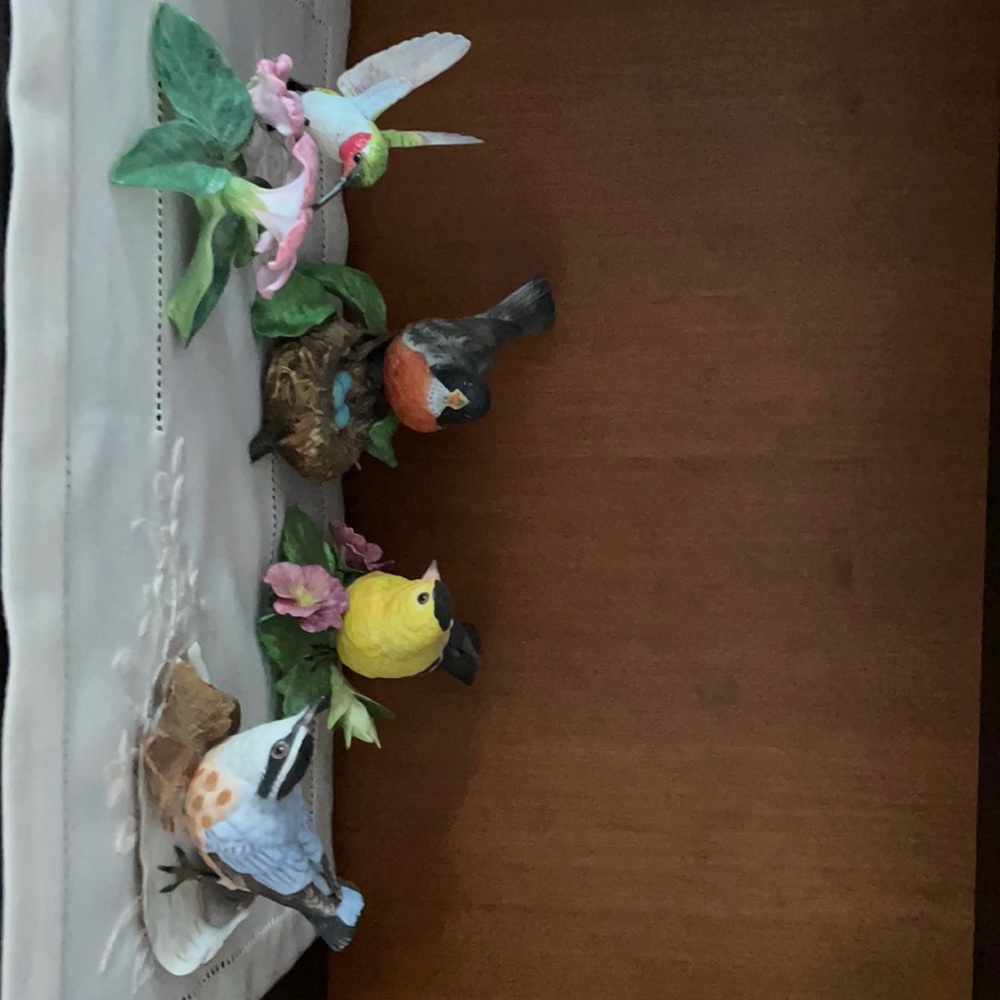 Lenox bird statues